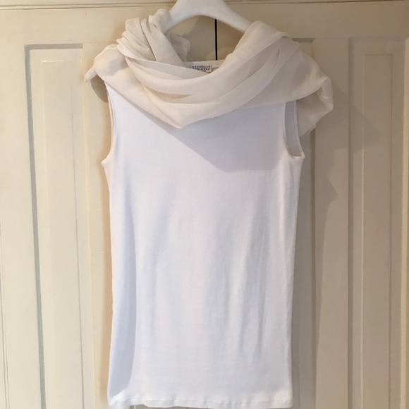 BRUNELLO CUCINELLI SILK LAYERED BLOUSE - Picture 5 of 11